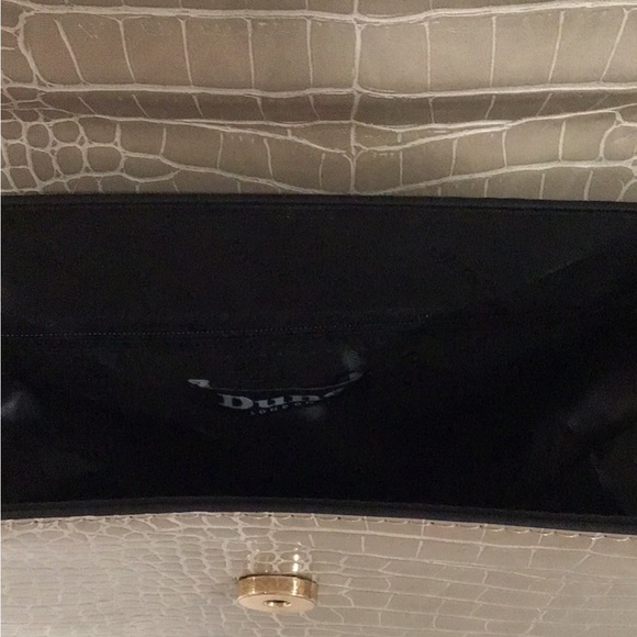 Dune London Faux Leather Animal Embossed Handbag, Shoulder Bag, Crossbody, Tan - Picture 12 of 12